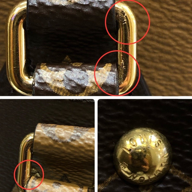 ルイ・ヴィトン LOUIS VUITTON オンザゴーMM M45321 モノグラム・リバース キャンバス レディース トートバッグ
