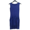 プリーツプリーズ PLEATS PLEASE プリーツノースリーブワンピース 4 ブルー ポリエステル レディース ワンピース