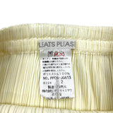 プリーツプリーズ PLEATS PLEASE プリーツロングスカート PP04-JG613 イエロー 2 ポリエステル レディース ロングスカート