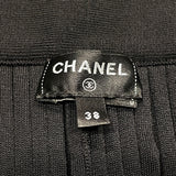 シャネル CHANEL プリーツ ロングスカート P72907 ブラック ビスコース レディース スカート
