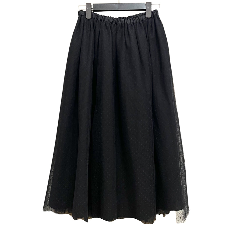 クリスチャン・ディオール Christian Dior チュールロングスカート 12(キッズ) 0WBM11SKT1 ブラック ナイロン レディース ロングスカート