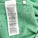 グッチ GUCCI GG総柄ノーカラー ニットカーディガン 629452 グリーン ウール レディース カーディガン