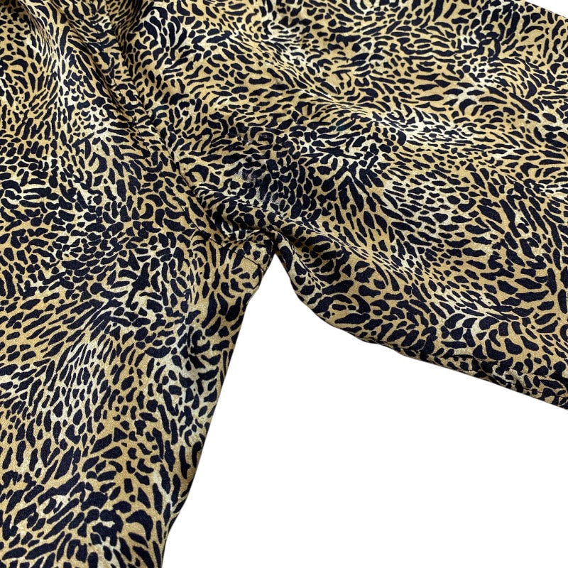 サンローラン SAINT LAURENT レオパード総柄シルクシャツ　2020年 564172 シルク メンズ 長袖シャツ