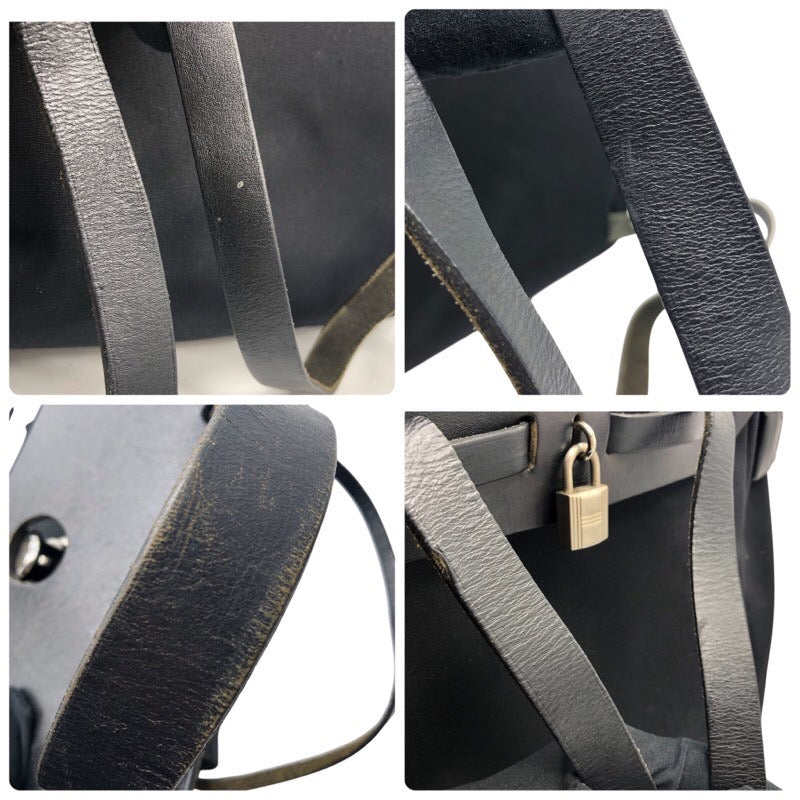 エルメス HERMES エールバッグアドPM □C刻 トワル・レザー ユニ エルメス HERMES エールバッグアドPM □C刻 トワル・レザー ユニ