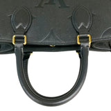 ルイ・ヴィトン LOUIS VUITTON オンザゴーPM M45653 ブラック モノグラム・アンプラント レディース ショルダーバッグ