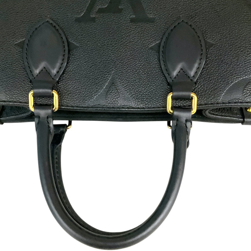 ルイ・ヴィトン LOUIS VUITTON オンザゴーPM M45653 ブラック モノグラム・アンプラント レディース ショルダーバッグ