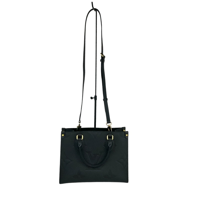 ルイ・ヴィトン LOUIS VUITTON オンザゴーPM M45653 ブラック モノグラム・アンプラント レディース ショルダーバッグ