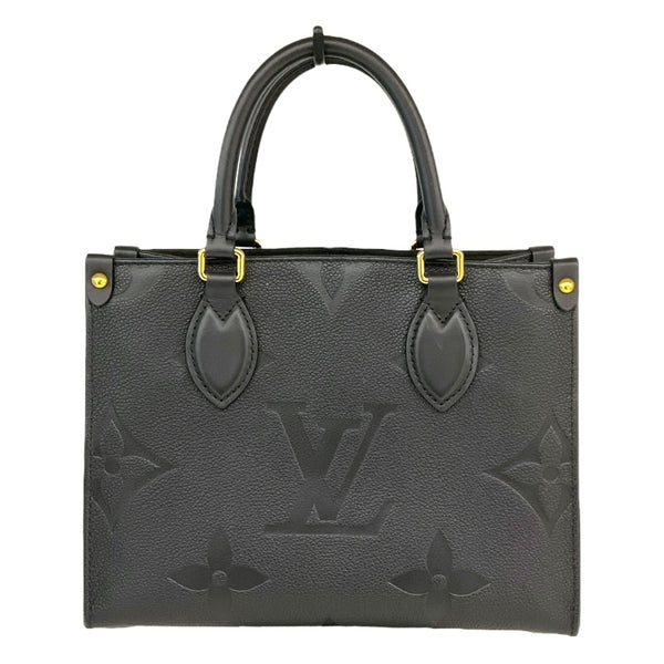 ルイ・ヴィトン LOUIS VUITTON オンザゴーPM M45653 ブラック モノグラム・アンプラント レディース ショルダーバッグ
