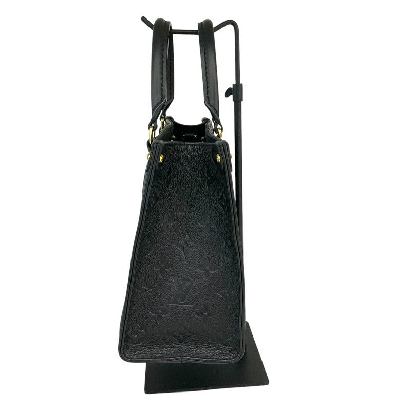 ルイ・ヴィトン LOUIS VUITTON オンザゴーPM M45653 ブラック モノグラム・アンプラント レディース ショルダーバッグ