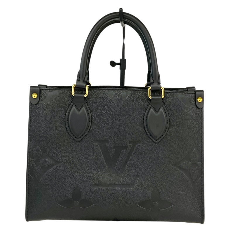 ルイ・ヴィトン LOUIS VUITTON オンザゴーPM M45653 ブラック モノグラム・アンプラント レディース ショルダーバッグ