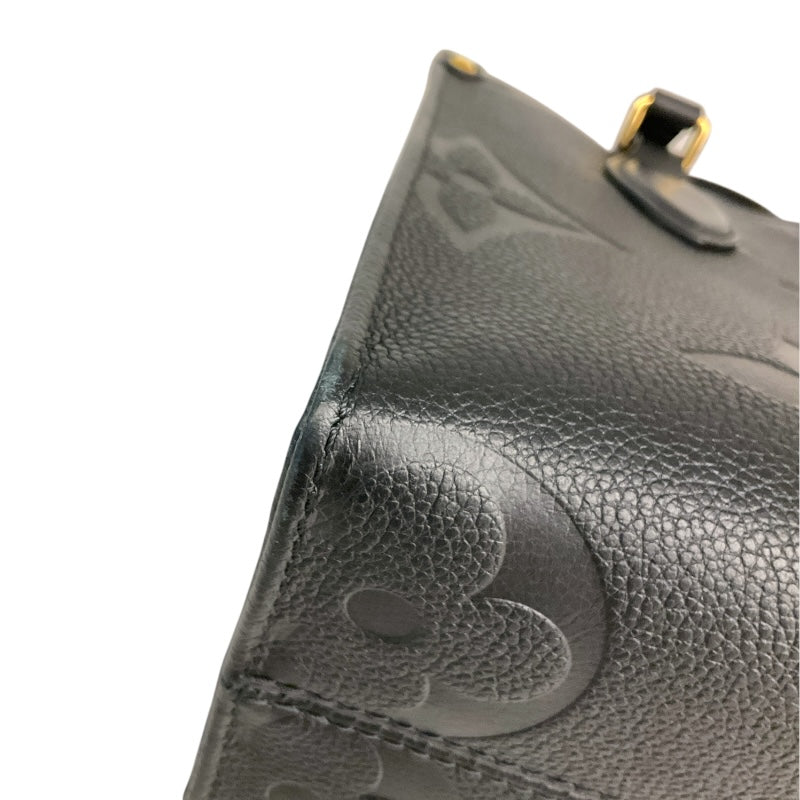 ルイ・ヴィトン LOUIS VUITTON オンザゴーPM M45653 ブラック モノグラム・アンプラント レディース ショルダーバッグ