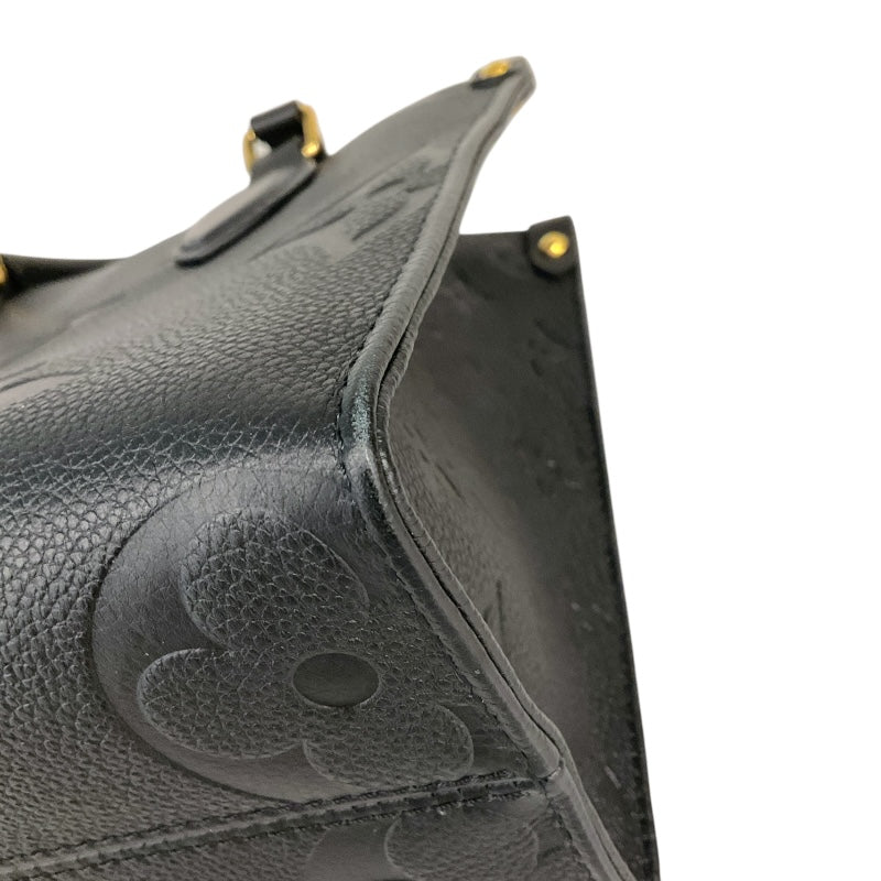 ルイ・ヴィトン LOUIS VUITTON オンザゴーPM M45653 ブラック モノグラム・アンプラント レディース ショルダーバッグ
