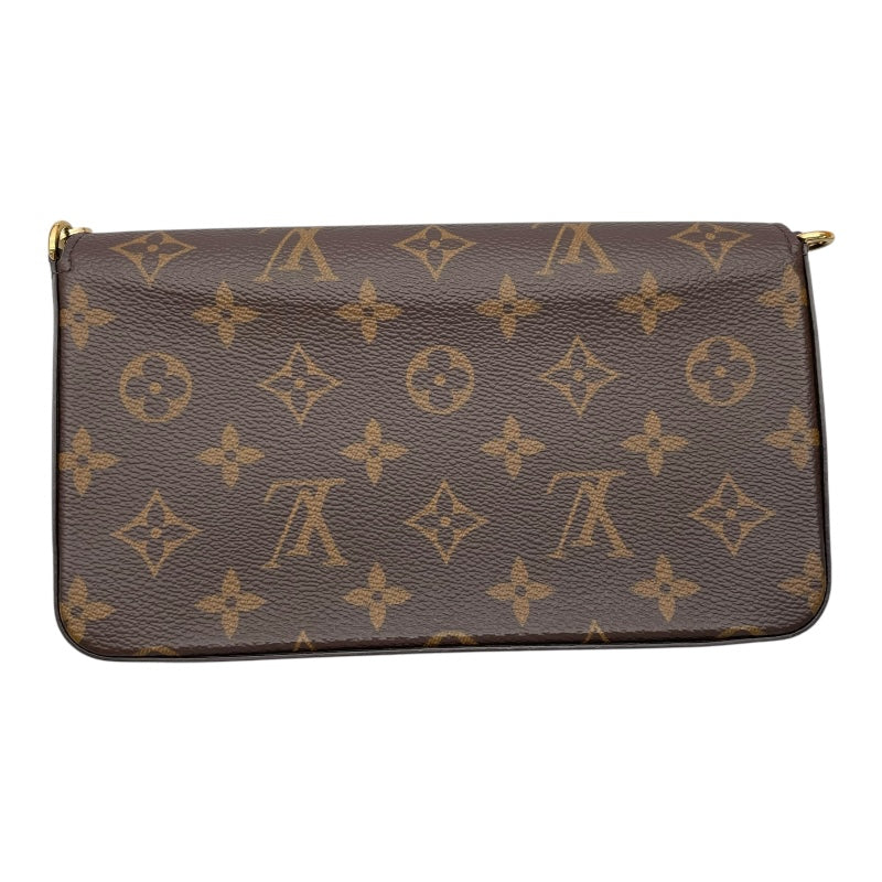 ルイ・ヴィトン LOUIS VUITTON ポシェット・フェリシー M81896 ブラウン モノグラムキャンバス レディース ショルダーバッグ