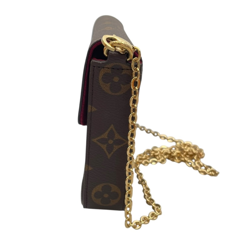 ルイ・ヴィトン LOUIS VUITTON ポシェット・フェリシー M81896 ブラウン モノグラムキャンバス レディース ショルダーバッグ