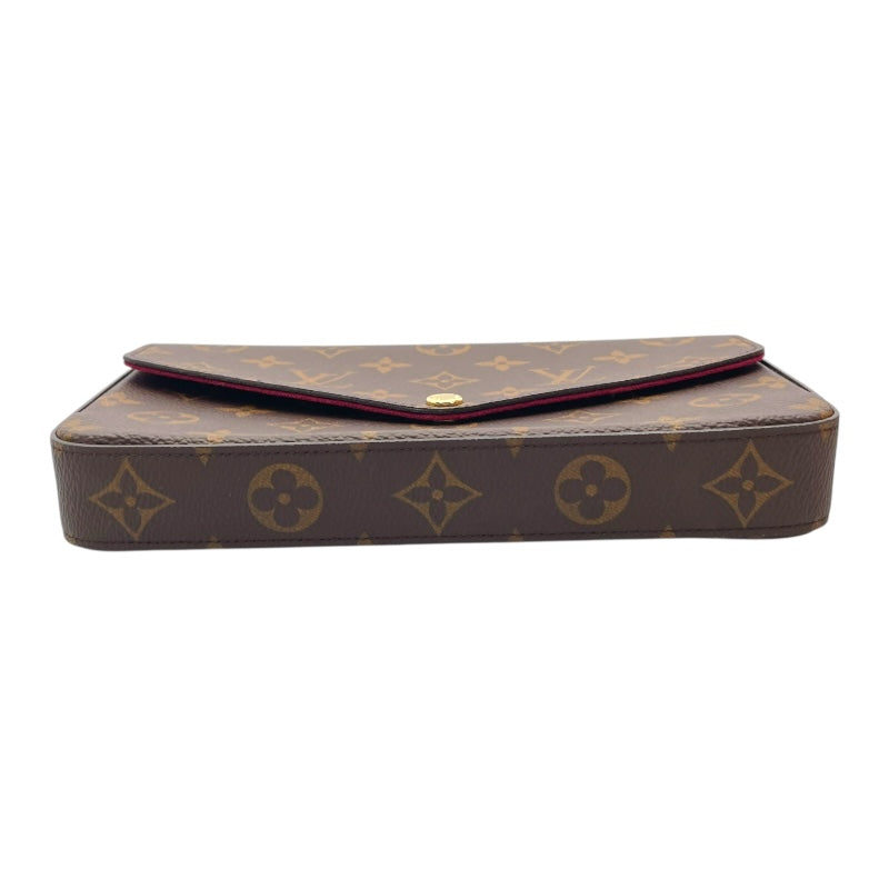 ルイ・ヴィトン LOUIS VUITTON ポシェット・フェリシー M81896 ブラウン モノグラムキャンバス レディース ショルダーバッグ
