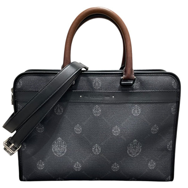 ベルルッティ Berluti 2WAY　ショルダーバッグ ブラック レザー メンズ ハンドバッグ