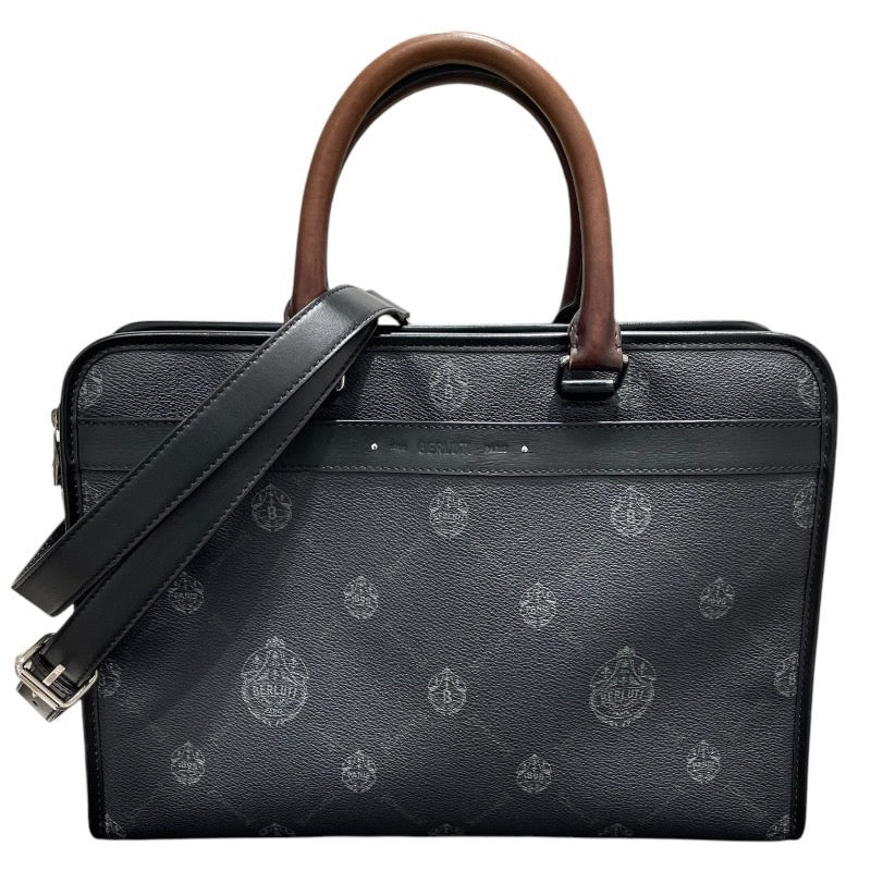 ベルルッティ Berluti 2WAY　ショルダーバッグ ブラック レザー メンズ ハンドバッグ