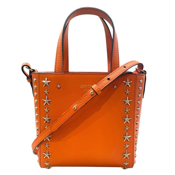 ジミーチュウ JIMMY CHOO スタッズハンドバッグ レザー レディース ハンドバッグ