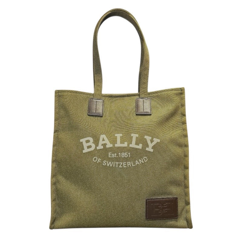 バリー BALLY トートバッグ カーキ キャンバス メンズ トートバッグ
