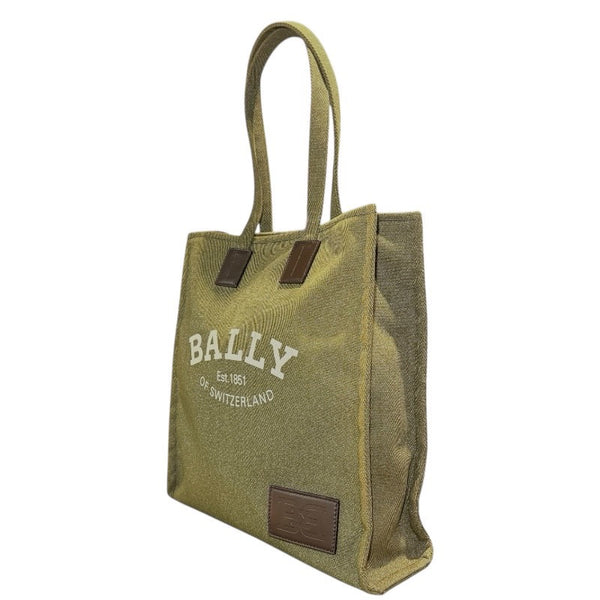 バリー BALLY トートバッグ カーキ キャンバス メンズ トートバッグ