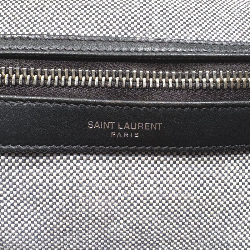 サンローラン SAINT LAURENT バックパック グレー キャンバス メンズ リュック・デイパック