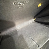 サンローラン SAINT LAURENT チェーンショルダー ブラック レザー レディース ショルダーバッグ
