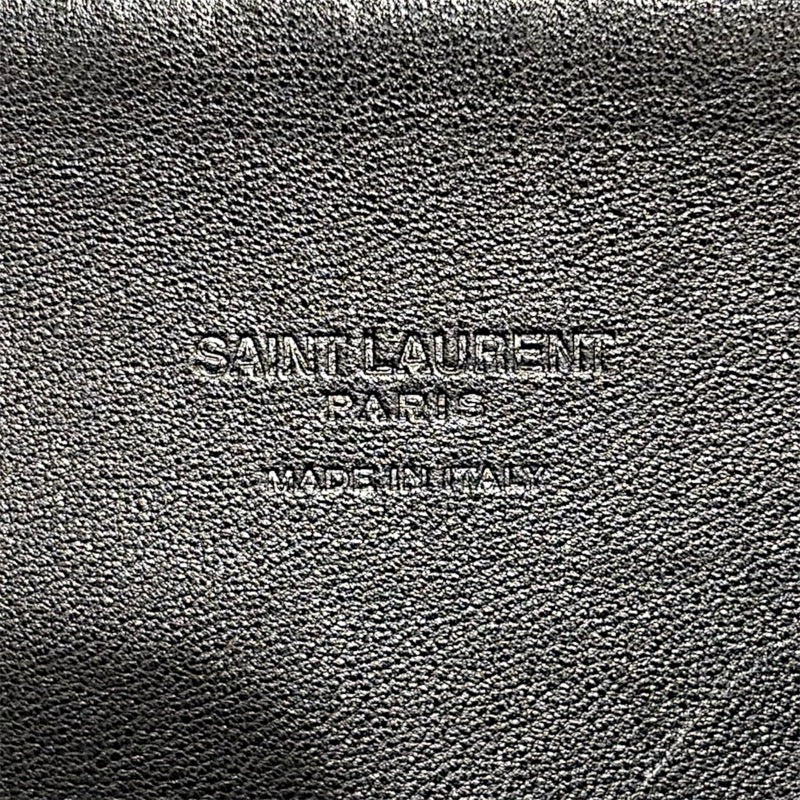 サンローラン SAINT LAURENT チェーンショルダー ブラック レザー レディース ショルダーバッグ