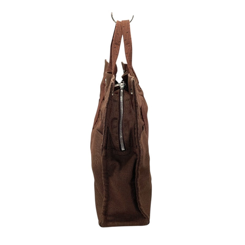 エルメス HERMES エールライントートMM トワル ブラウン/SV金具 トワル レディース トートバッグ