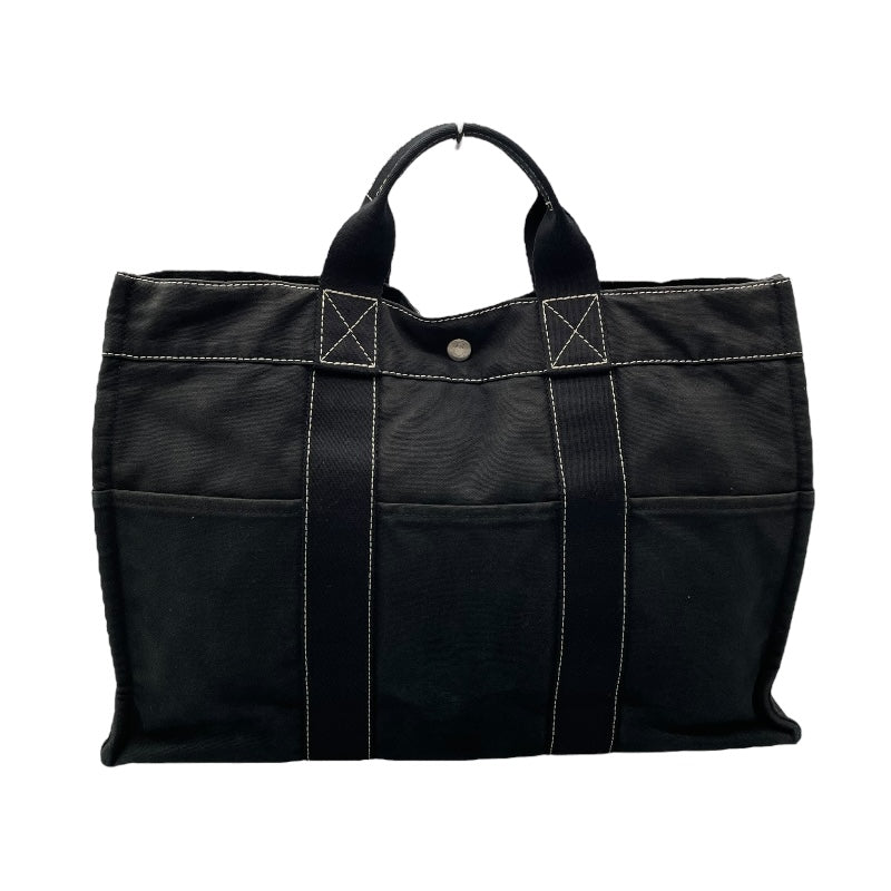 HERMES　エルメス 　フールトゥ MM 　ブラック グレー 　A4　未使用品 HERMESエルメス フールトゥ MM ブラック グレー A4未使用品