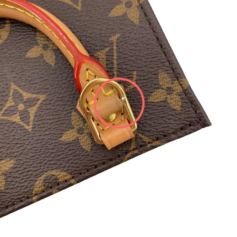 ルイ・ヴィトン LOUIS VUITTON プティットサックプラ M69442 ブラウン モノグラムキャンバス レディース ショルダーバッグ