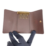 ルイ・ヴィトン LOUIS VUITTON ミュルティクレ6 N62630 ブラウン　ゴールド金具 ダミエ ユニセックス キーケース