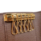 ルイ・ヴィトン LOUIS VUITTON ミュルティクレ6 N62630 ブラウン　ゴールド金具 ダミエ ユニセックス キーケース