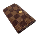 ルイ・ヴィトン LOUIS VUITTON ミュルティクレ6 N62630 ブラウン　ゴールド金具 ダミエ ユニセックス キーケース