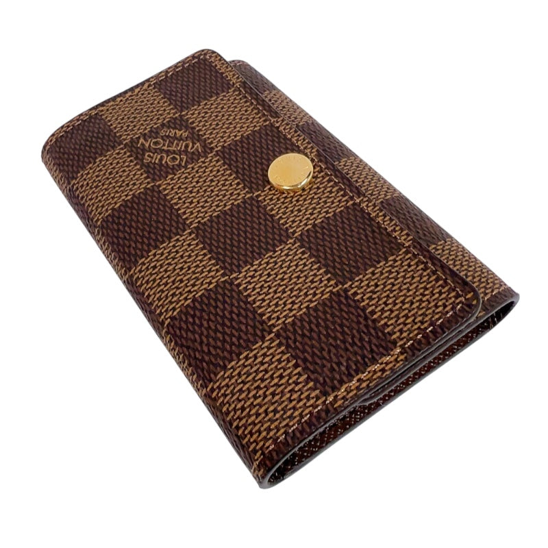 ルイ・ヴィトン LOUIS VUITTON ミュルティクレ6 N62630 ブラウン　ゴールド金具 ダミエ ユニセックス キーケース