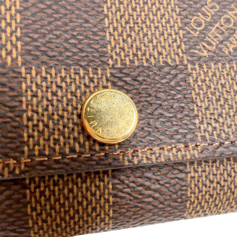ルイ・ヴィトン LOUIS VUITTON ミュルティクレ6 N62630 ブラウン　ゴールド金具 ダミエ ユニセックス キーケース