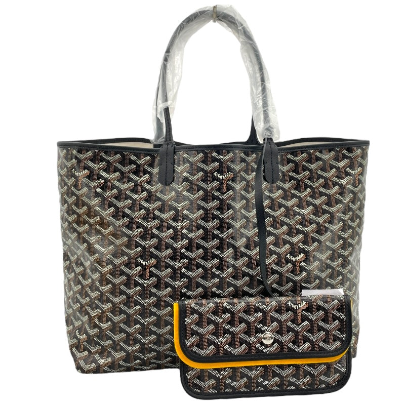 ゴヤール GOYARD サンルイPM ブラック ゴヤールディンキャンバス レディース トートバッグ