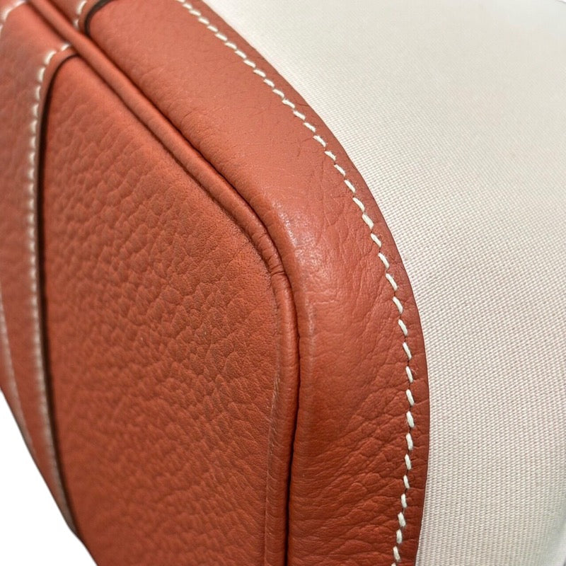 エルメス HERMES ガーデンパーティTPM T刻 ローズサクラ/ルージュデュセス トワル/カントリー ユニセックス トートバッグ