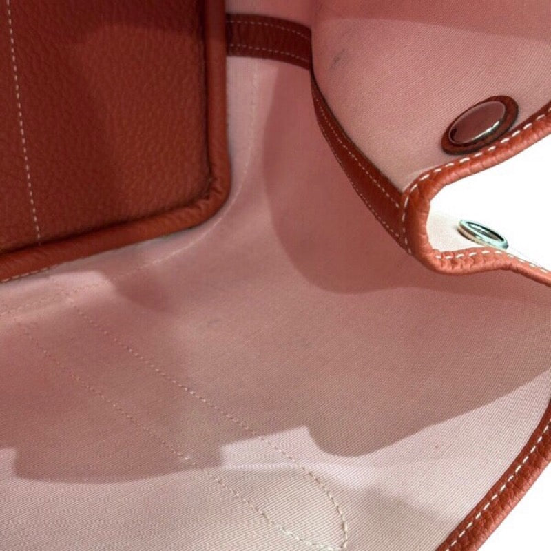 エルメス HERMES ガーデンパーティTPM T刻 ローズサクラ/ルージュデュセス トワル/カントリー ユニセックス トートバッグ