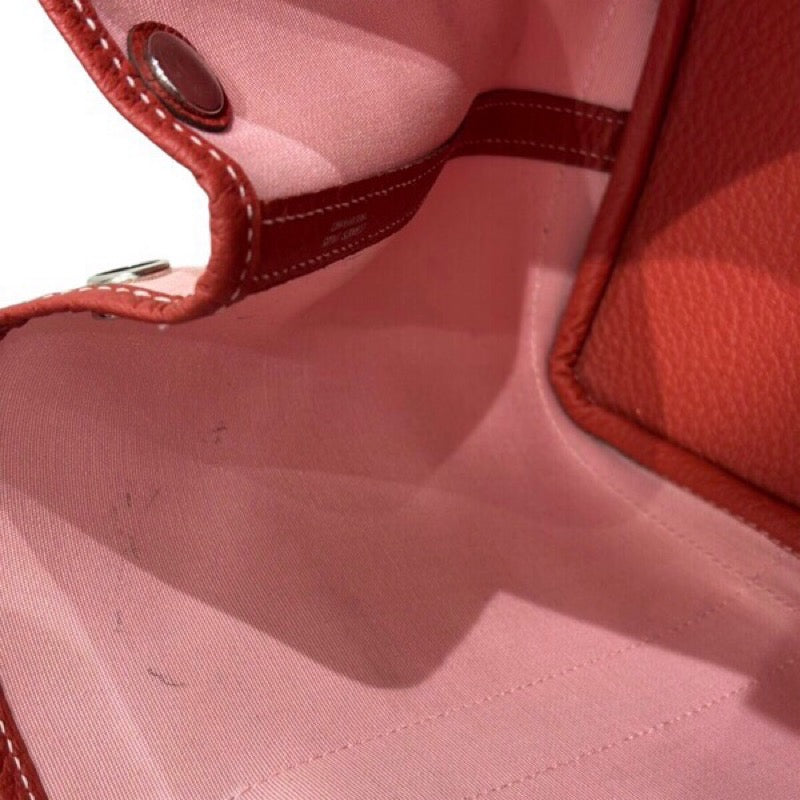 エルメス HERMES ガーデンパーティTPM T刻 ローズサクラ/ルージュデュセス トワル/カントリー ユニセックス トートバッグ