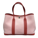 エルメス HERMES ガーデンパーティTPM T刻 ローズサクラ/ルージュデュセス トワル/カントリー ユニセックス トートバッグ