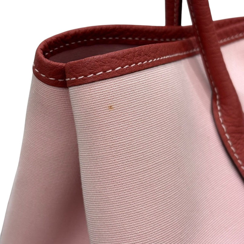エルメス HERMES ガーデンパーティTPM T刻 ローズサクラ/ルージュデュセス トワル/カントリー ユニセックス トートバッグ