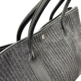 エルメス HERMES ガーデンパーティPM □J刻 グレー フェルト/レザー ユニセックス トートバッグ