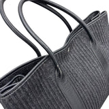 エルメス HERMES ガーデンパーティPM □J刻 グレー フェルト/レザー ユニセックス トートバッグ