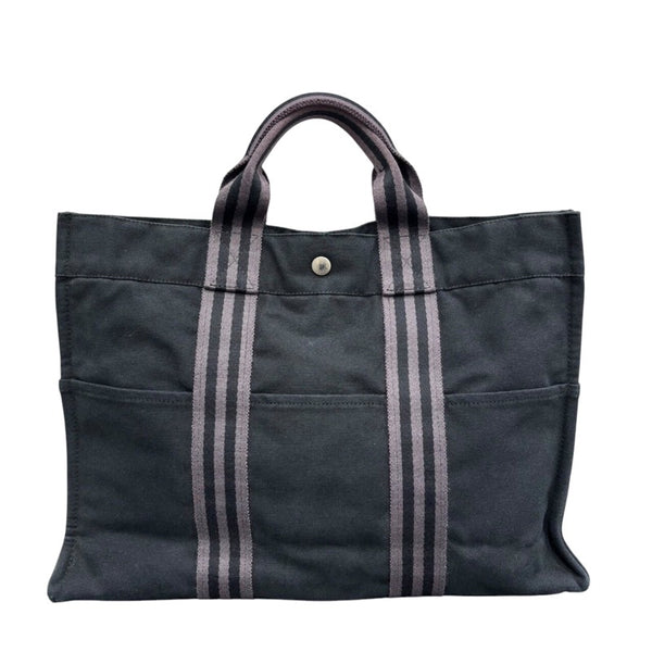 エルメス HERMES フールトゥMM トワル メンズ ハンドバッグ