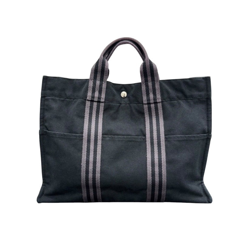 エルメス HERMES フールトゥMM トワル メンズ ハンドバッグ