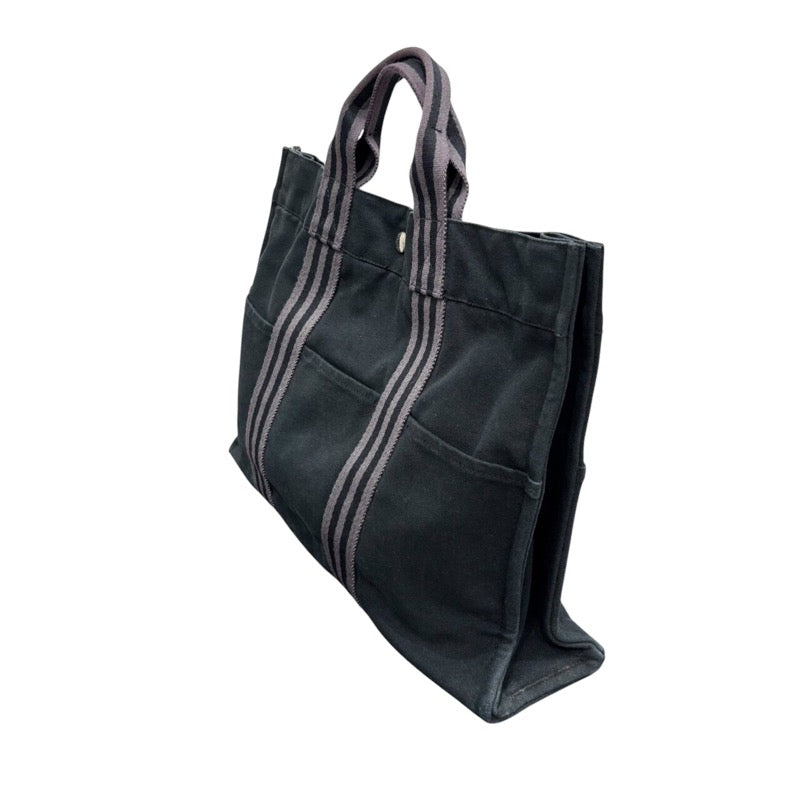 エルメス HERMES フールトゥMM トワル メンズ ハンドバッグ