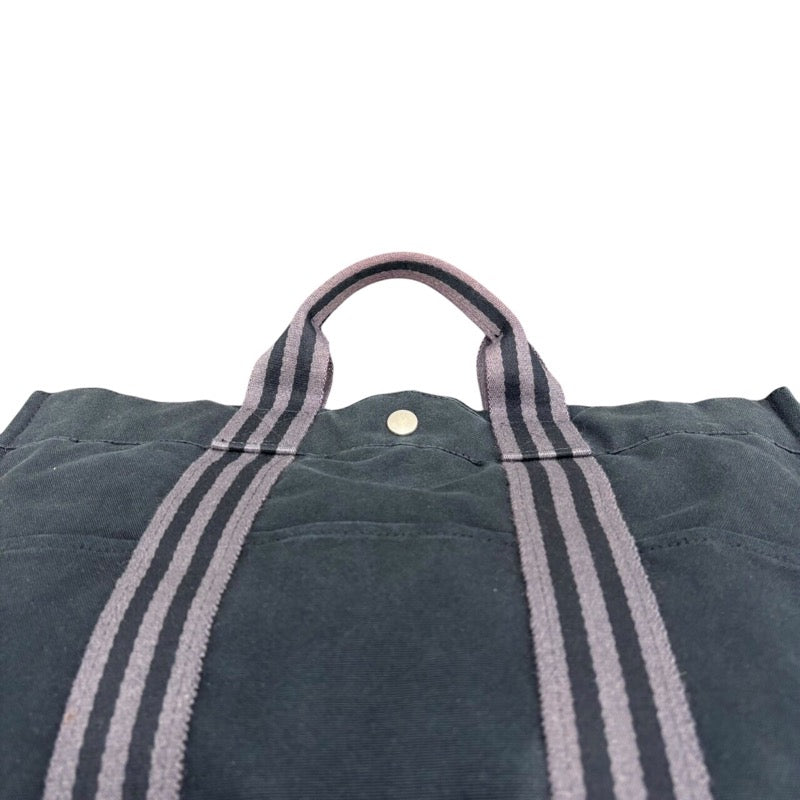 エルメス HERMES フールトゥMM トワル メンズ ハンドバッグ