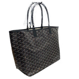 ゴヤール GOYARD サンルイPM ブラック コーティングキャンバス ユニセックス ハンドバッグ