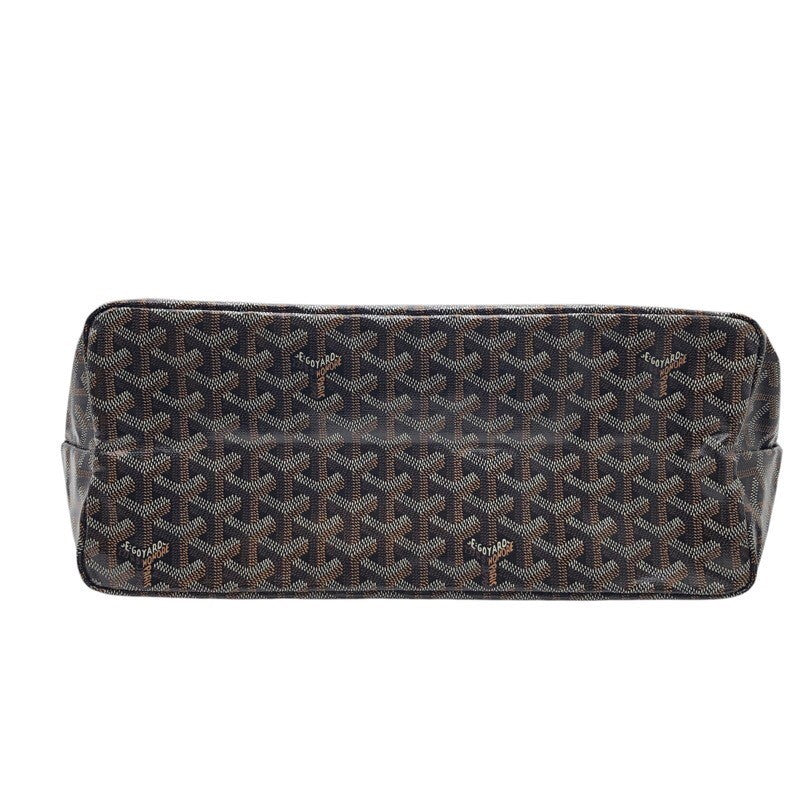 ゴヤール GOYARD サンルイPM ブラック コーティングキャンバス