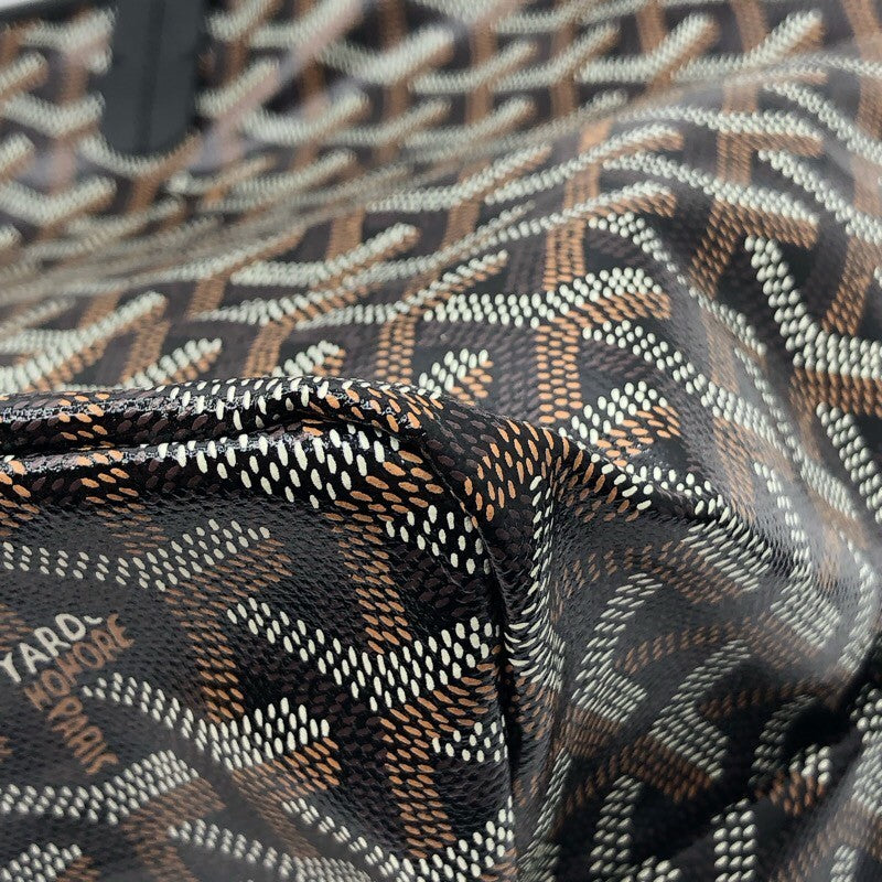 ゴヤール GOYARD サンルイPM ブラック コーティングキャンバス ユニセックス ハンドバッグ